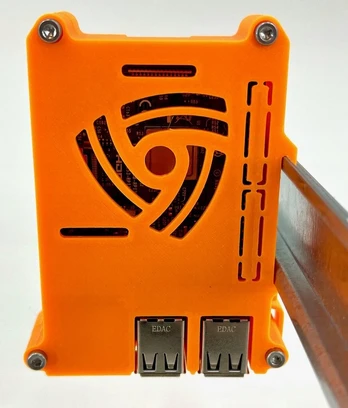 Dėklas Case dėklas Raspberry Pi 3 modelis B su Din bėgelio laikikliu