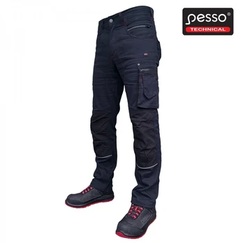 Darbo kelnės PESSO KD215M stretch, mėlynos