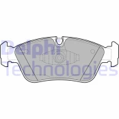 DELPHI LP1925 Brake pad set kaina