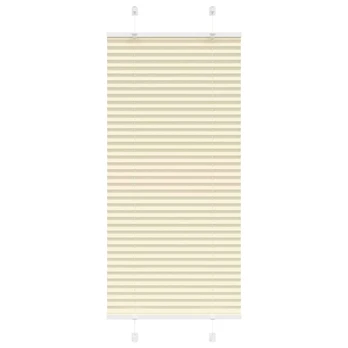 CREAM Plisuotas Blind Kreminis 55x150 cm Audinio plotis 54,4 cm