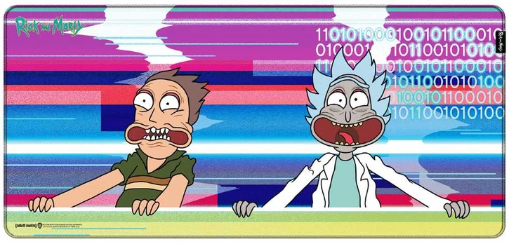 Rick and Morty Pelės kilimėlis Glitched, XL