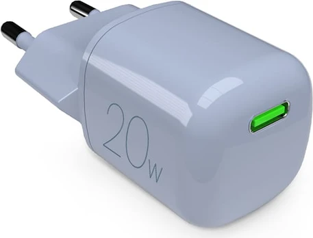 Charger Puro wall USB-C, 20W, Light Blue