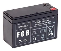 FGB FGB 7-12 AGM akumuliatorius, 12V, 7Ah