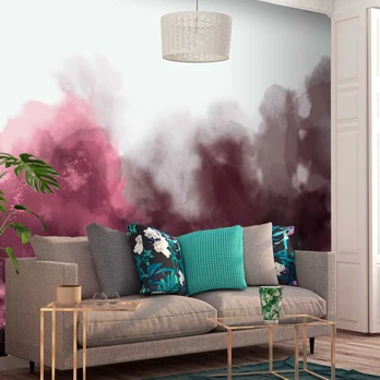 Artgeist Fototapetas - Watercolour Variation - Raudona