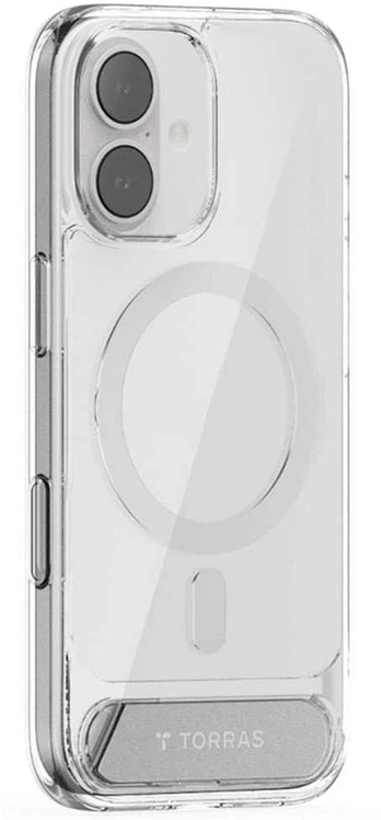 Dėklas Torras PSTAND SERIES IPHONE 17 CLEAR