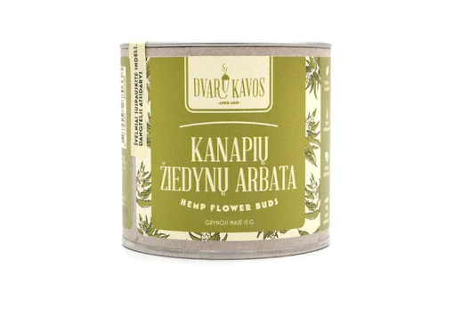 Dvaro kavos kanapių žiedų arbata 15 g
