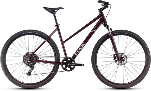 Dviratis Cube Nature ONE Trapeze amarone'n'lunar 2025-50 cm (Dydis: 50 cm)