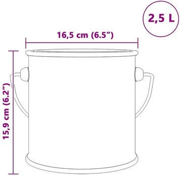 Sienų dažai old pink 2.5 L