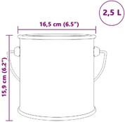 Sienų dažai old pink 2.5 L kaina