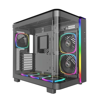 Montech KING 95 PRO Midi-Tower, Tempered Glass, ARGB - juodas
