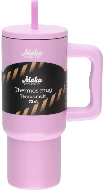 Termopuodelis Maku 653498, 0.72 l, rožinė sp.