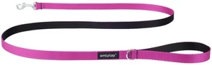 Pavadėlis Amiplay Twist, rožinis, 1.5m x 1cm
