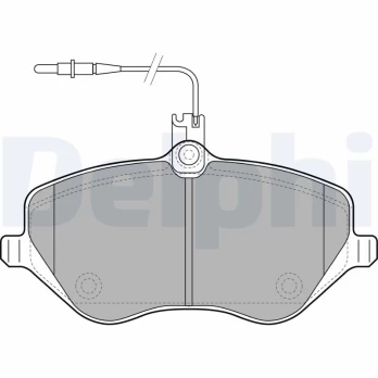 DELPHI LP1891 Brake pad set