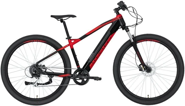 Dviratis 29" elektrinis Lovelec Alkor juoda/raudona (10ah)