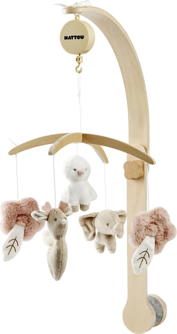 NATTOU Fanfan Wooden musical mobile