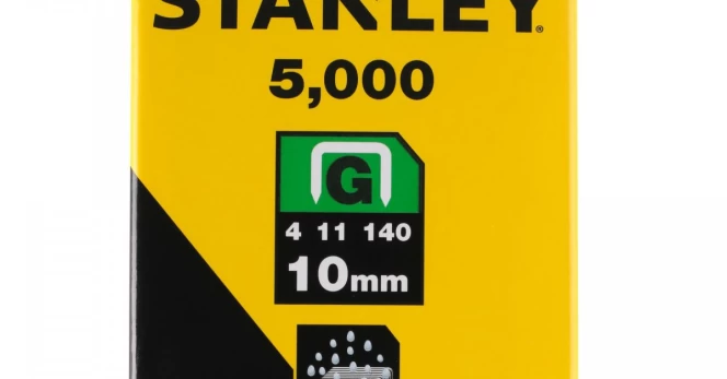 Kabės STANLEY, 10 mm , 5000 vnt, G tipas