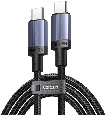 USB kabelis Ugreen USB-C į USB-C PD kabelis 240W 1m - juodas