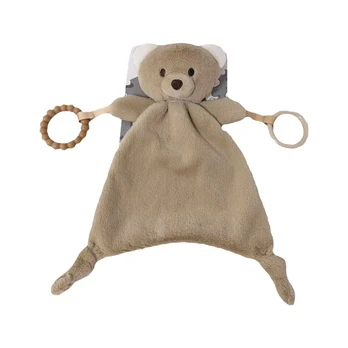 Žaislinė antklodė – 95649 – MILUŚ – BEAR – CARMEL – dydis 25 cm
