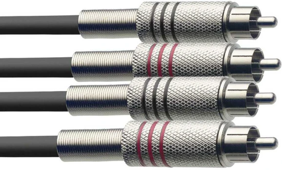 Audio kabelis Stagg 2xRCA - 2xRCA 3m