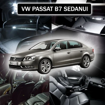 VW Passat B7 Sedano LED Salono Apšvietimas