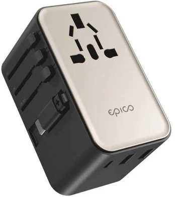 Epico UltraBoost EU45 70W GaN Universal Travel Adapteris Titanium