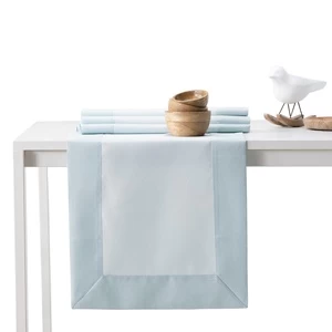 Staltiesė DecoKing Pure, mėlyna, 30 x 80 cm