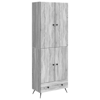 Spintelė 2 pcs Pilka Sonoma Apdirbta mediena