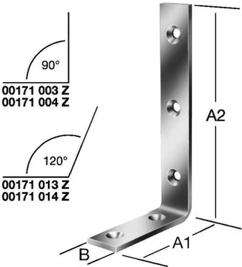 Montavimo kampas Vorman, 200 mm x 40 mm x 100 mm