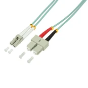 LogiLink Pluošto blokas, OM3, 50 / 125, LC- SC, 1m (FP3LS01) kaina