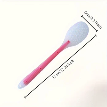 Silikoninis masažo įrankis kūnui, Raudona 31cm