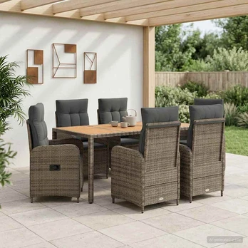 Lauko valgomojo komplektas 7 vnt.