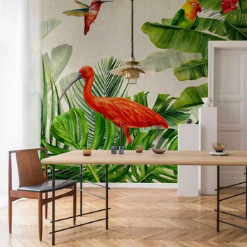 Artgeist Fototapetas - Exotic Birds - Third Variant