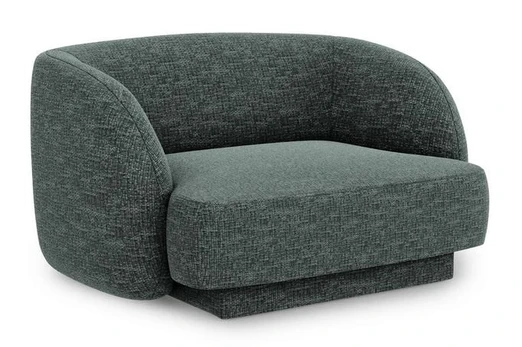 Fotelis Micadoni Home Miley, žalias, 85 cm x 109 cm x 74 cm