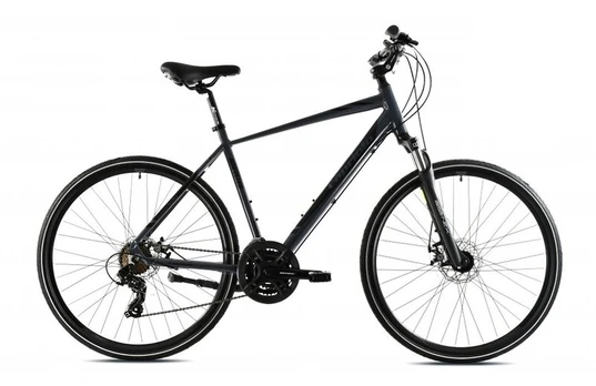 Hibridinis dviratis Capriolo Trek Roadster M, juodas