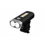 Žibintas EBL-048A priek.2šv. 1000lm USB (5140)