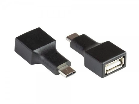 GoodConnections Adapteris USB Alcasa USB-A - USB-C Juodas (USB-AD201)