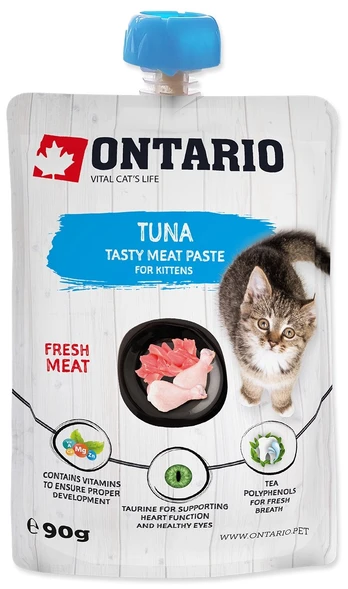Konservai kačiukams : Ontario Kitten Tuna Fresh Meat Paste, 90 g