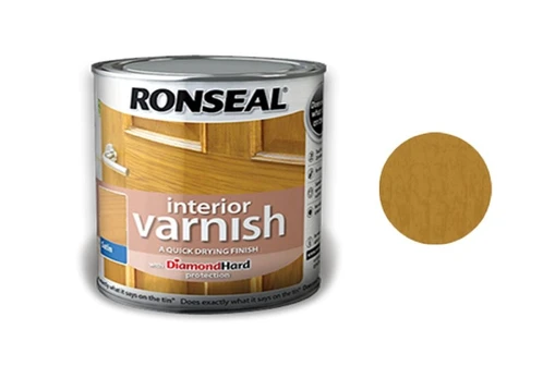 Greitai džiūstantis lakas RONSEAL Interior Varnish antique pine, 0,25 l,