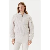 Guess Bomber striukė W5YL08 WHDK2 Écru Regular Fit