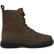Žygio batai Calvin Klein Jeans Eva Boot Mid Laceup Rebellious YM0YM01071 Ruda