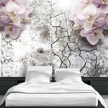Artgeist Fototapetas - Bright red orchids