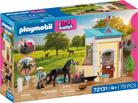 Playmobil - Small Stable with Farrier (72131)