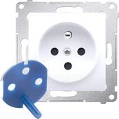 Kontakt Simon DATA SINGLE SOCKET OUTLET WITH SOCKET ACCESS ELEMENT DGD1.01/11-SIMON54 250 V 16 A