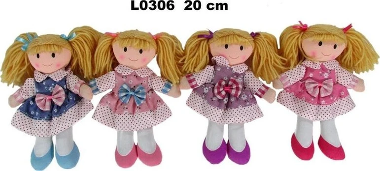 Lėlė gyvūnas 23cm MIX - Saulės diena