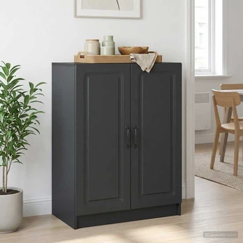 Kabalas Juoda 66 x 34,5 x 87 cm Apdirbta mediena