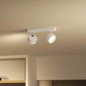 "Philips Bracia" LED lubinis prožektorius, dviejų lempučių, baltas