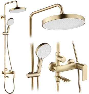 Dušo sistema REA Veneta, Brushed Gold