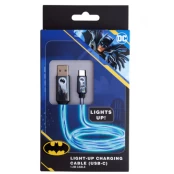 Batman BetTeeth kabelio apšvietimo USB-C fonas kaina