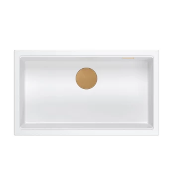 Virtuvės plautuvė Quadron Logan 110, HQD7644U1_PVDC1_U, balta