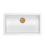 Virtuvės plautuvė Quadron Logan 110, HQD7644U1_PVDC1_U, balta kaina